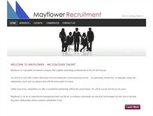 Tablet Screenshot of mayflowerltd.com